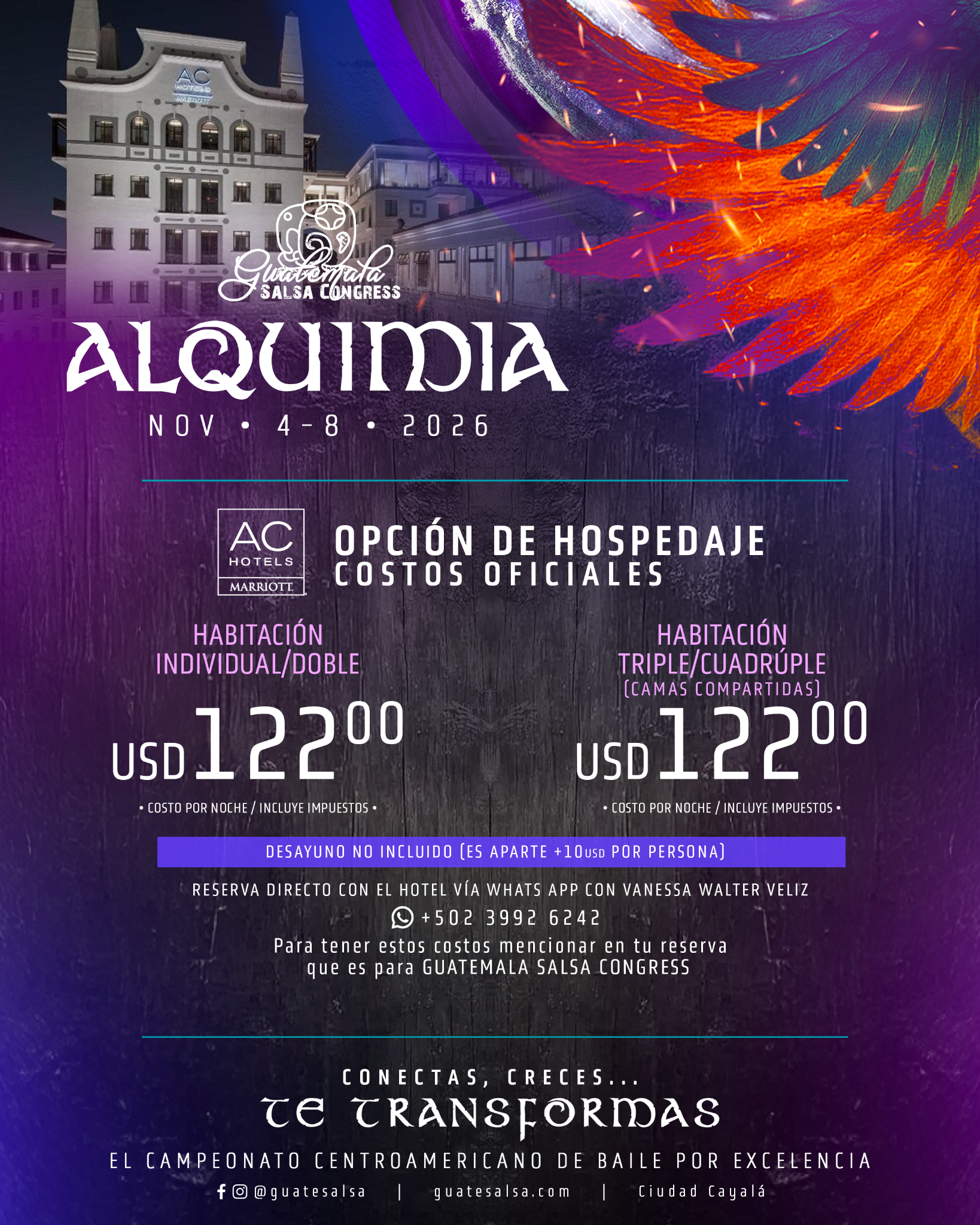 Hospedaje oficial AC Hotel Marriott